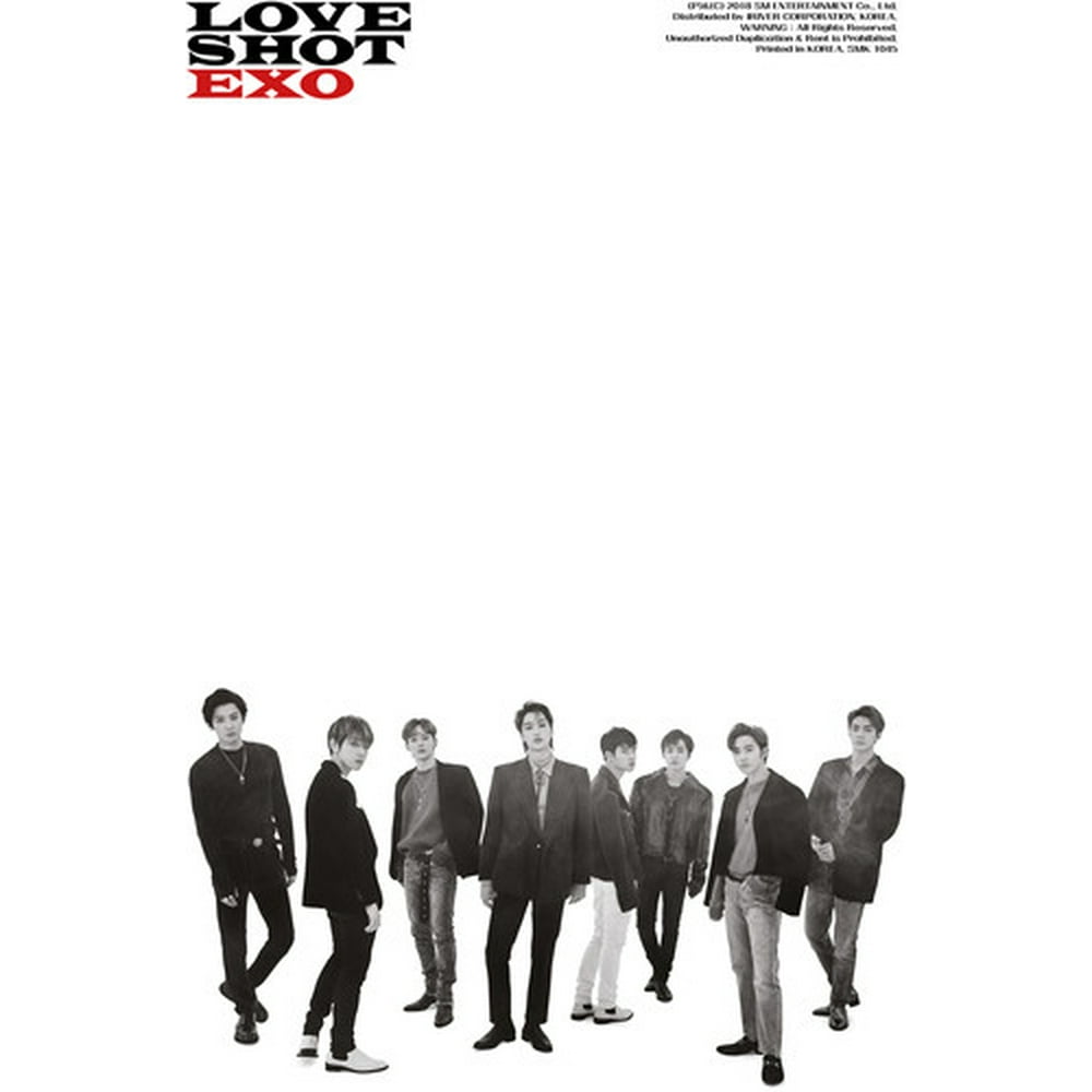 Exo EXO The 5th Album Repackage 'Love Shot' CD