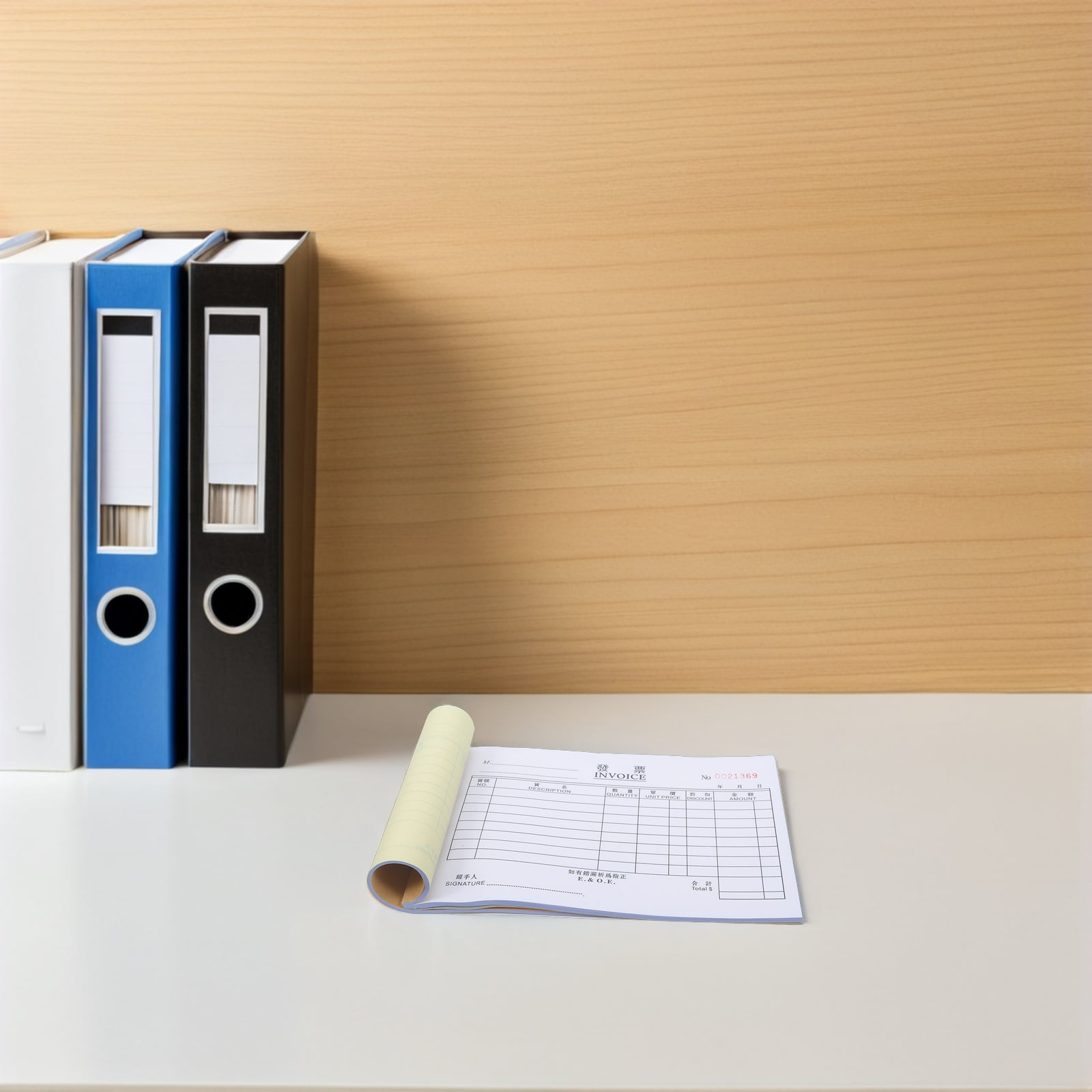 Healifty Invoice Pads with Pre-Printed Standard Fields and Thick Paper for Professional and Efficient Office Use