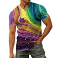 thumbnail image 4 of CONZONE Mens Tshirts Short Sleeve T-Shirts for Men Casual Tie Dye Crew Neck Lightweight Tees Cozy Summer Tops, 4 of 9
