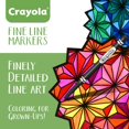 thumbnail image 4 of CRAYOLA 58-7715 Marqueurs à Pointe FINE Ensemble de 40 Couleurs, 4 of 7