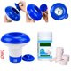 thumbnail image 1 of Dispensador de tabletas para piscina dispensador de piscina flotante duradero de gran capacidad para parques acuáticos ANGGREK Otros, 1 of 8