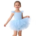 thumbnail image 5 of XXWXYD Toddler Girls Ballet Leotard Ruffl𝖾 Sleeveless Sequin Tutu Dress Bowknot Ballerina Dance Dress Performance Recital Party Sparkly Twirl Dress, 5 of 5
