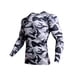 thumbnail image 1 of Minnieouse Ropa interior térmica Transpirable Amigable con la piel Ropa de compresión Leggings Medias Ropa deportiva Camiseta plegable Chándal de secado Camisetas gris negro SG Minnieouse AP013505-04, 1 of 6