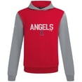 thumbnail image 2 of Men's Levelwear Red Los Angeles Angels Throwback Carve Ultimate Hoodie, 2 of 3
