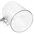 thumbnail image 4 of BIRDROCK HOME 2 Gallon Stacking Beverage Dispenser with Lid - Hammered Glass - Stainless Steel Spigot - Decorative Round Jar for Drinks - Lemonade Sangria Tea Water Drink Jar Jug - Home Parties, 4 of 12