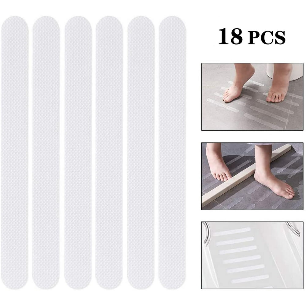 VONTER 18 PCS Anti Slip Safety Bathtub Stickers NonSlip Shower Strips Treads to Prevent