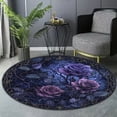thumbnail image 6 of Circle Area Rug, Rose9 Animal Lover Gift Washable Non-Slip Floor Carpet, Soft Rug for Living Room Bedroom Decor 31 Inch, 6 of 6