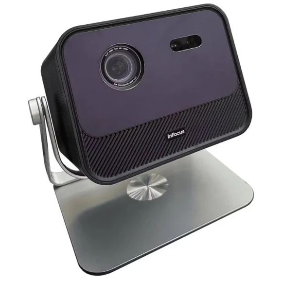 InFocus IN3038SL LED Home Theatre Projector - Quantum LED - 1080p - 1200 Lumens - 2500 Hr Lamp Life - HDMI 2.0 (eARC) - RJ-45 - USB-A - Wi-Fi - BT