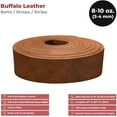 thumbnail image 2 of European Leather Works - Buffalo Belt Blanks 8-10 oz 3-4mm Size: 2.75"x50" 7x127cm - Antinque Mahogany Color Full Grain Leather Belt Straps/Strips for Tooling, Holsters, 2 of 8