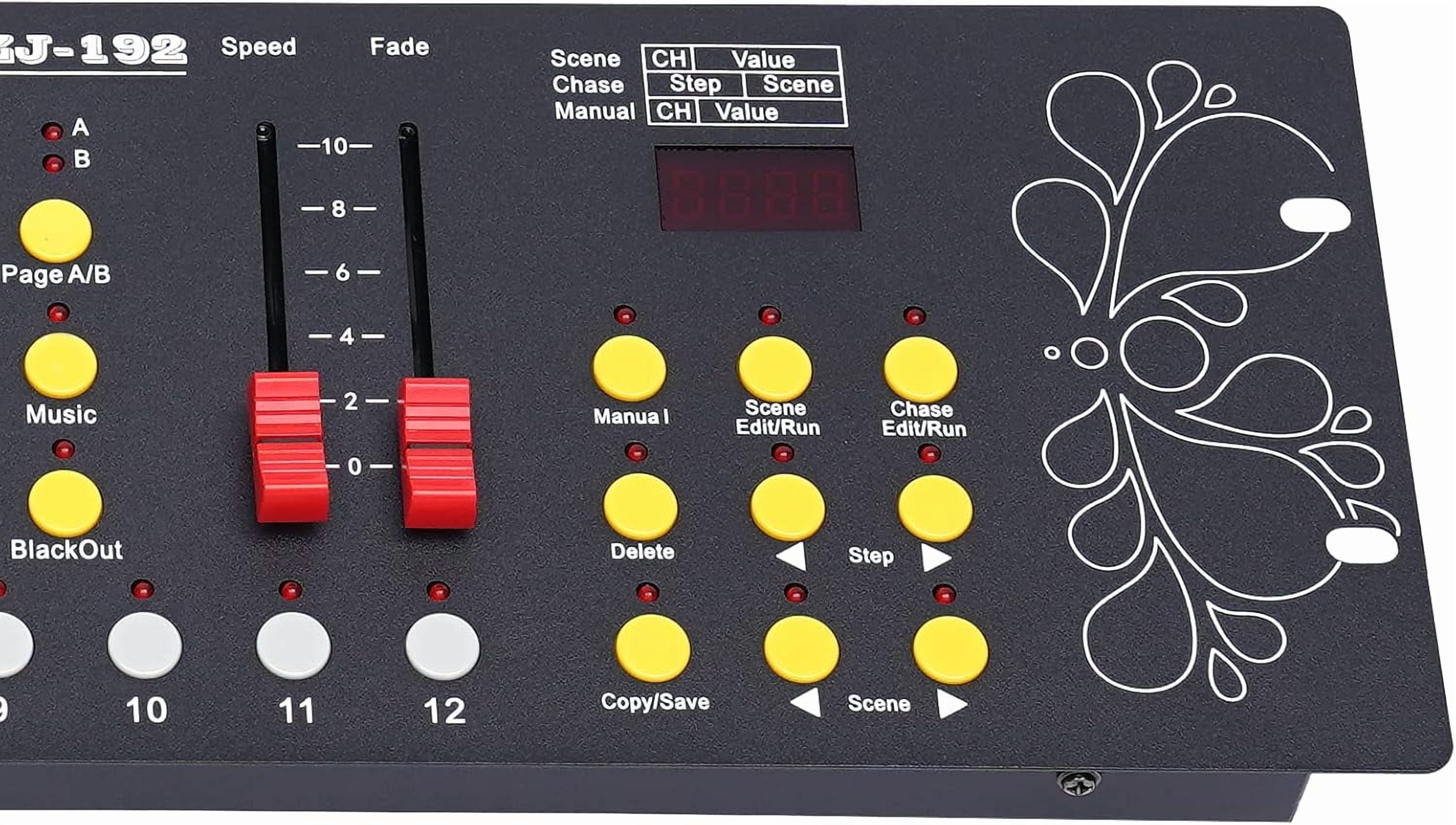 DMX Controller, DMX Console, Premium DMX Stage Lighting Controller Program, Easy Light Console for Stage & DJ Lighting