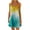 Dresses-Yellow, variant on Brilliant Womens Dresses Women Plus Size CasualPrinted Round-Neck Short Sleeve Loose Knee-Length Dres Summer Blue S-2XL