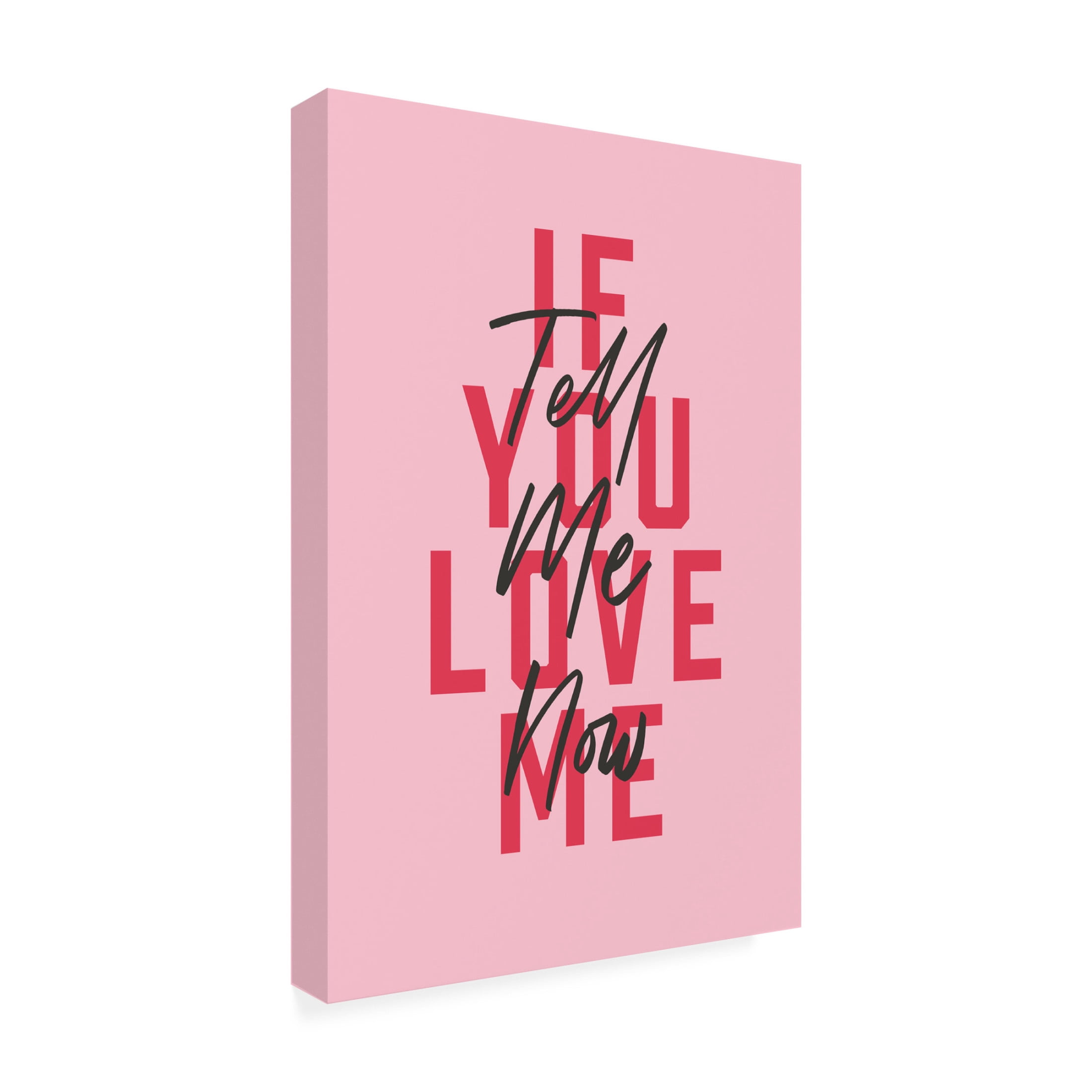 Trademark Fine Art Frankie KerrDineen Tell Me Now Canvas Wall Art