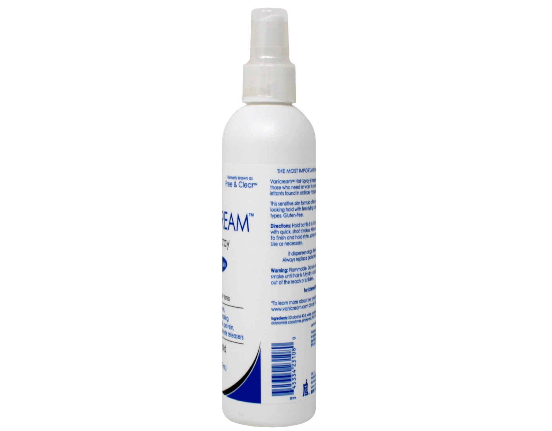 Free & Clear Styling & Finishing Hair Spray Firm Hold 8 oz (Pack of 6)