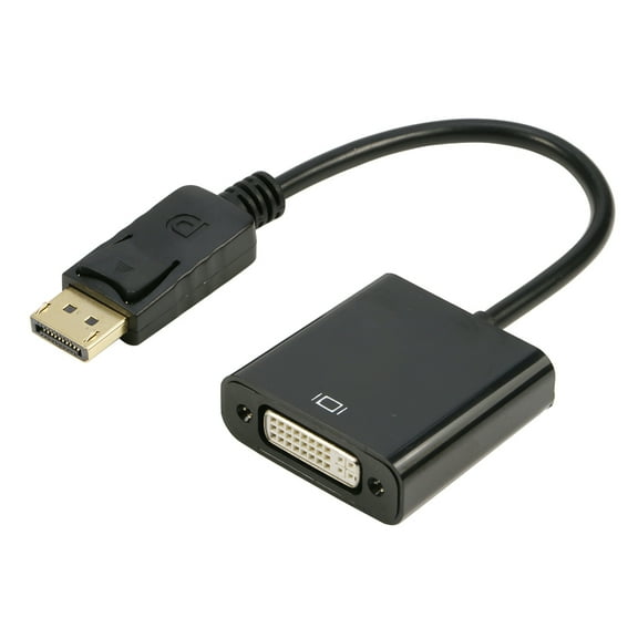 DP DisplayPort to DVI Adapter, iXever DP to DVI DVI-I Female Video Converter Adapter 1080p, Compatible with Computer, Desktop, Laptop, PC, Monitor, Projector, HDTV - Black