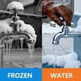 thumbnail image 6 of Outdoor Faucet Covers for Winter Spigot Hose Bib Patio Proof Home Must Have Yard Cold Weather, 18x15 cm, Green, 6 of 9