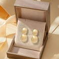 thumbnail image 7 of DESIGNICE Statement Earrings for Women,Alloy Plating Geometric Teardrop Dangle Earrings for Women,Chunky Earrings Gift Sentiment,Style7, 7 of 7