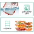 thumbnail image 4 of Recipientes de vidrio para almacenamiento de alimentos C CREST [paquete de 10], 4 of 8