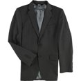 thumbnail image 1 of Haggar Mens Premium Stretch Solid Two Button Blazer Jacket, Grey, 50 Regular, 1 of 2