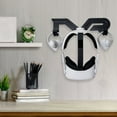 thumbnail image 4 of KONTONTY 1 Ensemble de Support de Rangement pour Lunettes VR Mural avec Design Pratique en Noir, 4 of 8