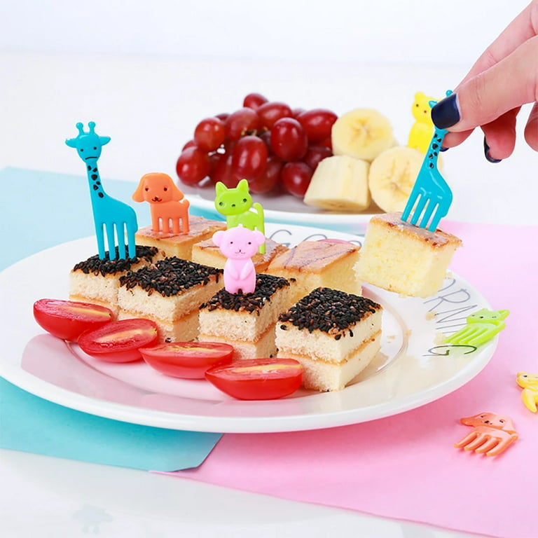 Cute Animal Food Picks Fruit Toothpicks for Kids, Fun Kids Food