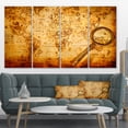 thumbnail image 1 of Art Design - Loupe sur Carte du Monde, 1 of 3