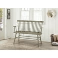thumbnail image 2 of Jerimiah Entryway Spindleback Bench, Rustic Gray, 2 of 2