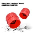 thumbnail image 3 of Tubo duro acrílico Dispositivo de herramienta de biselado manual simple Sistema de refrigeración por agua para computadora Rojo, 3 of 8