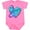 Raspberry, variant on Inktastic Suicide Prevention Awareness Purple and Teal Heart Ribbon Boys or Girls Baby Bodysuit