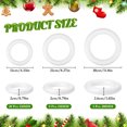 thumbnail image 2 of HILABEE Foam Wreath Rings Round Rings Desktop Flower Arrangement Foam Wreath Form Foam Circles for Holiday Valentines Day Home Easter 210MM, 2 of 7