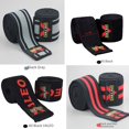 thumbnail image 2 of Vendaje elástico para sentadillas y levantamiento de pesas, vendaje elástico, rodilleras largas, equipo de protección para fitness para hombres y mujeres, entrenamiento deportivo, rodilleras, 2 of 5