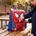 thumbnail image 5 of Superhero Large Capacity School Bag Hero Spider Web Theme Student Rucksack for Secondary Primary Education Travel Hiking Camping Weekend Trip, 5 of 7