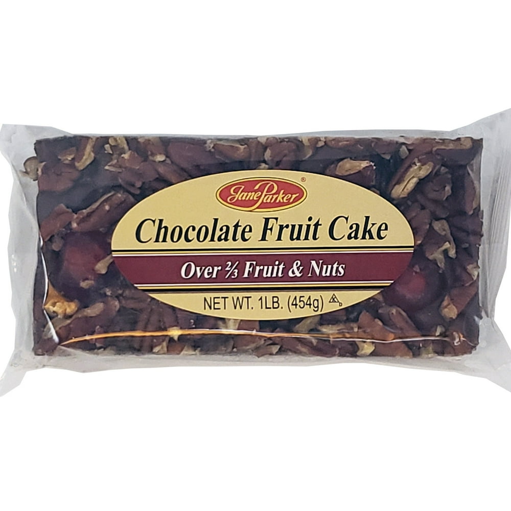 Jane Parker Fruitcake Chocolate Fruit Cake 1 Pound (16 Ounce) Loaf