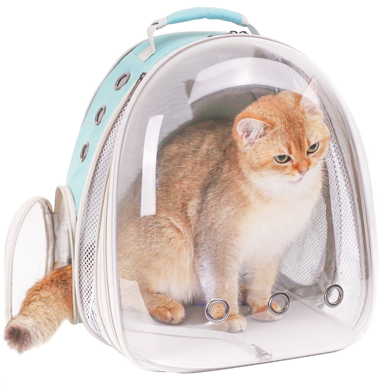 Halinfer Front Expandable Cat Backpack, Fit up to 20 lbs, Space Capsule Clear Bubble Window Pet Carrier Backpack for Large Fat Cat and puppy. Halinfer Front Expandable Cat Backpack, Fit up to 20 lbs, Space Capsule Clear Bubble Window Pet Carrier Backpack for Large Fat Cat and puppy.