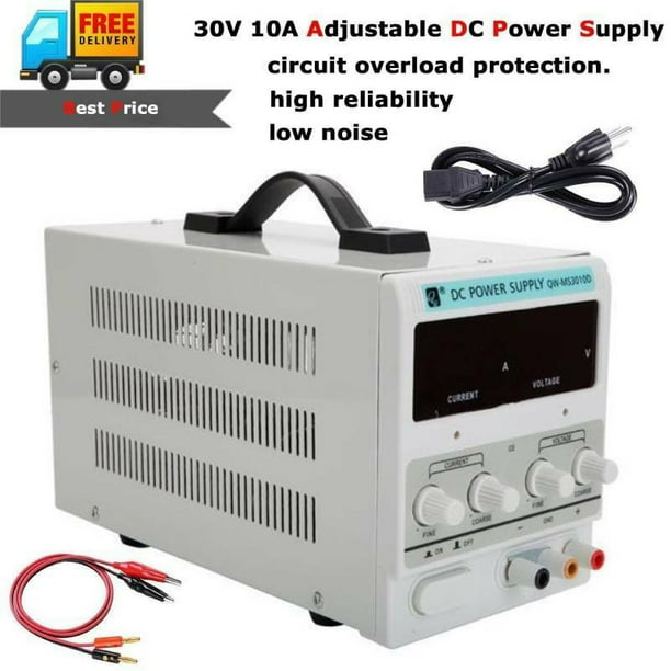 Brand New 30v 10a Dc Power Supply Variable Adjustable Switching Dc Regulated Bench Power Supply Walmart Com Walmart Com