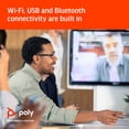 thumbnail image 4 of Poly Trio 8800 - Conference VoIP phone - with Bluetooth interface - 5-way call capability - SIP, SRTP - 3 lines - black, 4 of 5