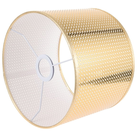 Cylinder Lamp Shade Study Lampshade 25x25cm Golden