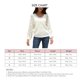 thumbnail image 5 of Suéter de punto para mujer, cuello en V, ahuecado, moda, manga larga, abrigo de punto con botones, blanco XL, 5 of 6