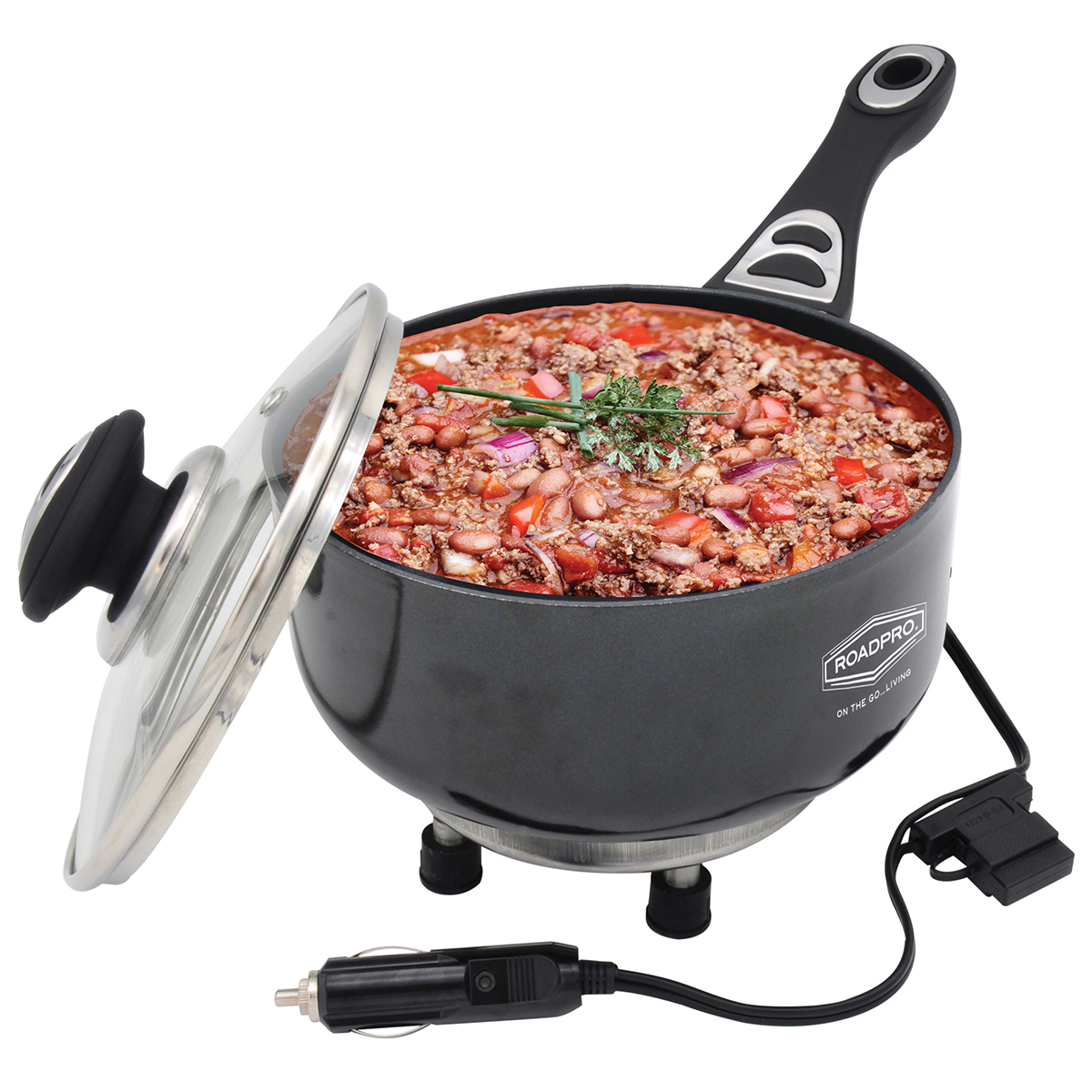 Roadpro 12-Volt Portable Nonstick Saucepan