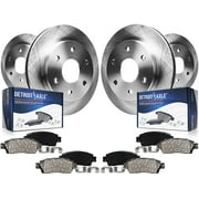 Detroit Axle - Brake Kit for Escalade ESV EXT Avalanche Silverado Suburban Sierra 1500 Brake Rotors Ceramic Brakes Pads Replacement: 12" Front Rotor and 12.99" Rear Rotor