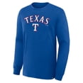 thumbnail image 2 of Men's Fanatics Royal Texas Rangers Lock-Up Legacy Long Sleeve T-Shirt, 2 of 3