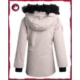 thumbnail image 6 of Canada Weather Gear Girls Winter Coat Long Length Faux Fur Puffer Ski Jacket Insulated Fleece Parka, 6 of 7