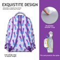 thumbnail image 5 of Lightweight Pineapple Print School Backpack with Fresh Yellow Summer Vibe Compact Travel Bag for Daily Commute Stylish and Aesthetic Small Backpack for Everyday Use, 5 of 6