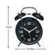 thumbnail image 5 of Despertador Negro Reloj Despertador De Doble Campana Con Luz Nocturna, Esfera Grande De 4 Pulgadas, Reloj Despertador De Cuarzo Analógico Con Alarma Fuerte, Sin Tictac, Silencioso Jormftte 2034713-3, 5 of 7