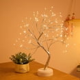 thumbnail image 1 of Led Tree Lights Warm White Usb Bonsai Tree Light Adjustable Branches Decorative Tree Battery Operated Illuminated Small Tree Lights Home Decor (108 La, 1 of 5