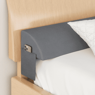 LSMKKA Mattress Extender Double Bed, Grey Super King Bed Gap Filler  Headboard Wedge Pillow for Wall Seam Crevices, Beds Bridge Space Filling  Pads