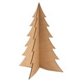thumbnail image 3 of 2-Piece Slotted Wooden Christmas Tree 6 inch, Pack of 10 Wood Ornaments for Painting, 3D Wood Trees for Crafting, by Woodpeckers, 3 of 6