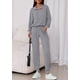thumbnail image 2 of Conjunto Deportivo PRETTYGARDEN Mujer 2 Piezas Gris Talle S, 2 of 8