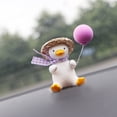 thumbnail image 2 of Bonito colgante de pato oscilante para coche, adorno colgante de pato oscilante para coche, divertido pato volador para espejos retrovisores interiores de coche, accesorios de decoración para coche Xemadio WMZL-2194-3, 2 of 6