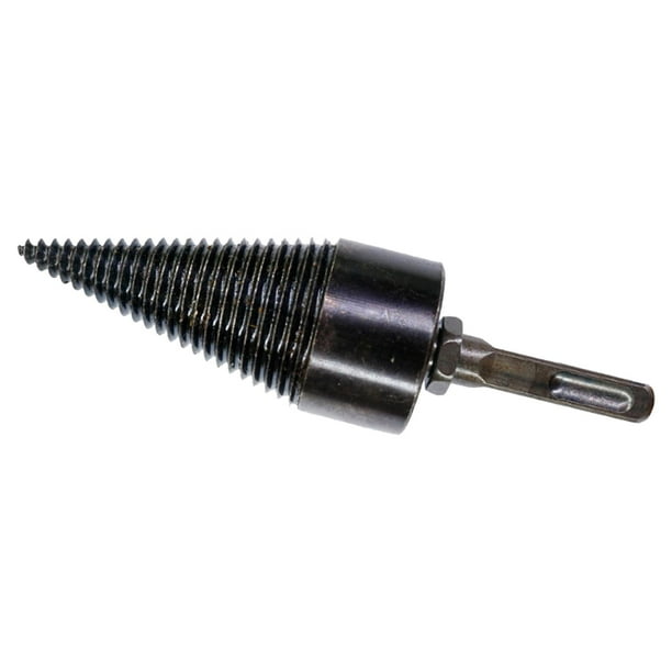 Broca de material acero para dividir , accesorios de controlador de para taladro ctrico, broca divisora de troncos ctrica para dividir Eje cuadrado de 42 mm DYNWAVEMX Broca para leña