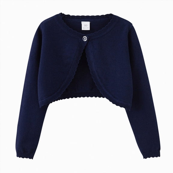 Toddler Boys Girls Cardigan Long Sleeve Button Knit Sweater Fall Winter Clothes 6-12 Months 12-24 Months 2T 3T 4T 5T 6T 7T 8T 9T Children(Navy,3-4 Years)